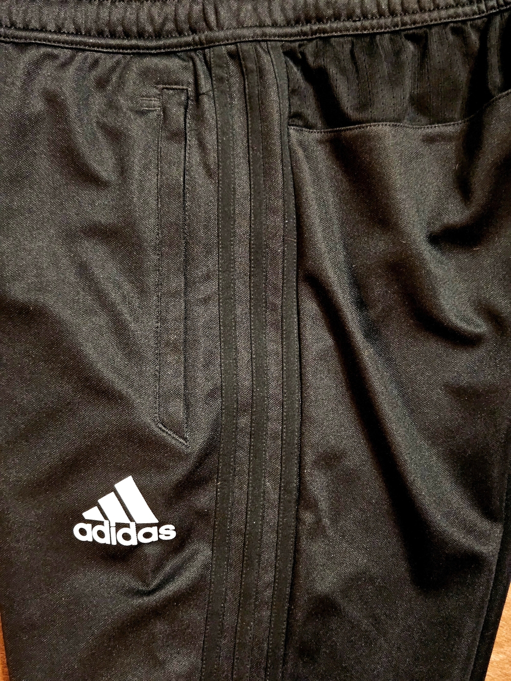 adidas CLIMACOOL Black On Black Women's Drawstring Track Pants Sz M
